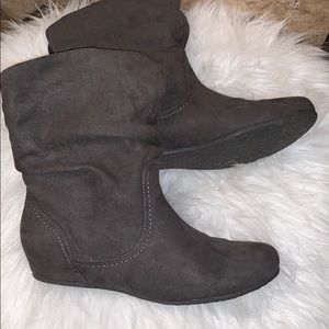 Gray Boots